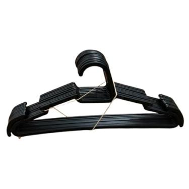 Imagem de Kit Com 10 20 30 50 Cabides Reforçado Para Roupas Antideslizantes Calça Camisa Calça e Casacos Gravatas Cintos Cabides Multiuso (10)