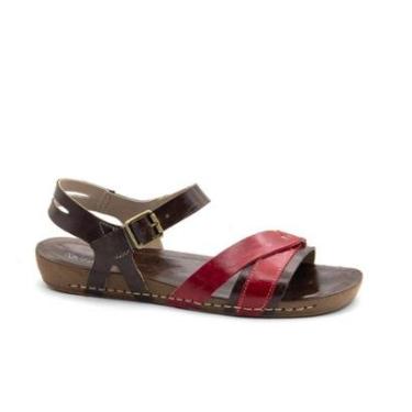 Imagem de SANDALIA FEMININA FLATFORM EM COURO ANDACCO GOA - 14293-Feminino