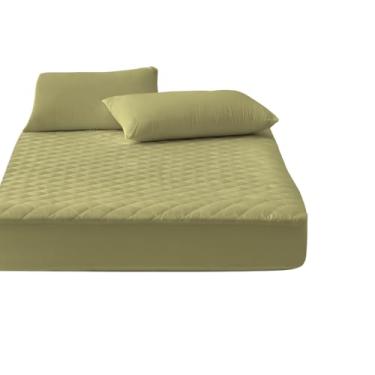 Imagem de Protetor Impermeável Matelado Para Colchão Premium Antialérgico Antiácaro Diversos Tamanhos(Caqui,Queen - 1,98x1,58x40cm)