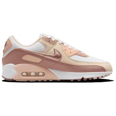 Imagem de Nike Tênis feminino Air Max 90 NN PRM (branco/coral lavado/rosa partícula), Branco/marrom, 11