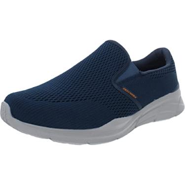 Imagem de Skechers - Mens Equalizer 4.0 - Triple Play Shoes, Size: 8.5 XW US, Color: Navy/Orange