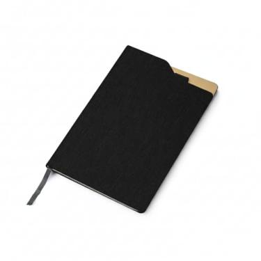 Imagem de Caderno Capa Dura Preto com Suporte para Caneta – NoteLine 80 Folhas