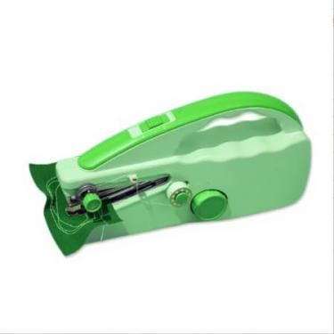 Imagem de Mini máquina de costura portátil elétrica: máquina de costura portátil de 2 velocidades, equipada com kit de acessórios completo, adequada para bricolage, uso em viagens em família, atendendo às