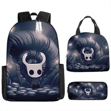 Imagem de Conjunto de mochilas escolares Hollows Knights Hornets Cartoon Kids