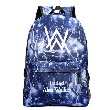 Imagem de Mochila escolar Alans Walkerss Kid Anime para crianças