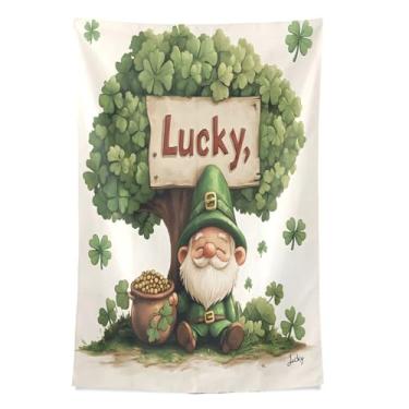 Imagem de STAYTOP Tapeçaria Gnomo Fofo Tapeçaria de Parede para Decoração de Casa Dormitório Sala de Estar Quarto Tapete de Parede (60×40in)