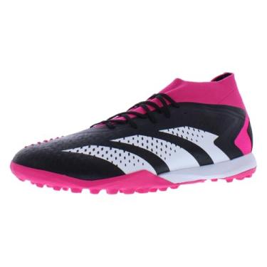 Imagem de adidas Tênis de futebol unissex Accuracy.3 Turf, Core Black/Cloud White/Team Shock Pink 2, 41