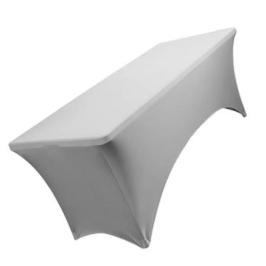 Imagem de Dioche Toalhas de Mesa Elásticas Capa de Mesa Lavável Leve Respirável Salão Festa Casa Toalha de Poliéster (Flutuador (183KhtxHtsm / Haqqsss.Skssss.China))