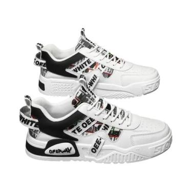 Imagem de Tênis Casuais De Couro Masculinos Para O Verão Moda Ao Ar Livre Corrid