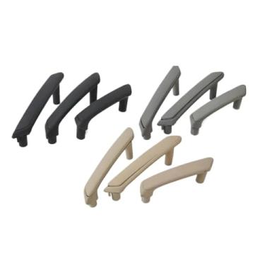 Imagem de 3 unidades/conjunto cinza bege preto maçaneta da porta interna compatível com apoio de braço interno VW Passat B5(Beige)