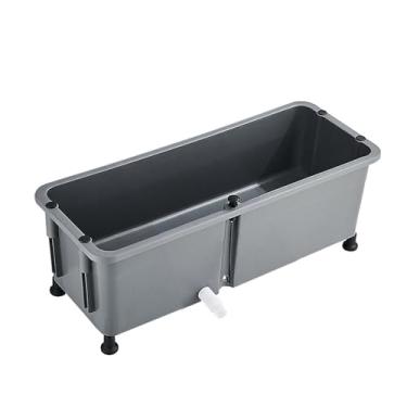 Imagem de Pia de esfregão de chão, pia utilitária, banheira de lavanderia de plástico, lavatório de lavanderia, banheiras de estação de lavagem independentes, bacia com drenagem/filtro de pia, para sala de