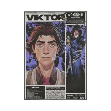 Imagem de Pôster Minimalista De Graffiti Jinx Arcane Temporada 2 Em Tela Para Sa