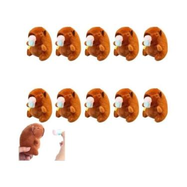 Imagem de Chaveiro De Capivara De Pelúcia Fofa De 12cm, Brinquedo De Desenho Ani