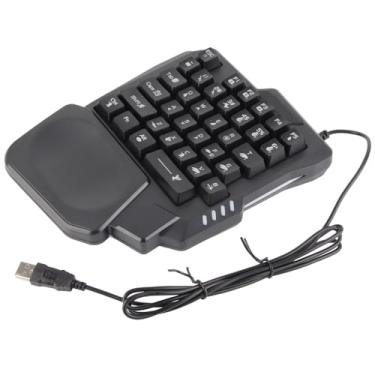 Imagem de Cocoarm Teclado de Jogo de Uma Mão 35 Teclas Um Teclado à Prova D'água de Mão única Cabo USB K13 Gaming Keypad para 95, 98, XP, 2000, Me, Vista 7, Vista 8, 10