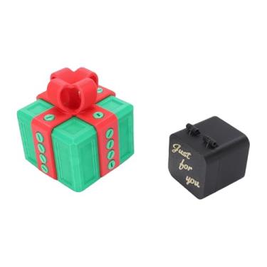 Imagem de fosa Caixa de Presente de Brincadeira de Impressão 3D, Desafio de Descriptografia de Caixa de Presente Surpreendente e Irritante, para Aniversário, Natal ou de Embalagem de (Vermelho Verde)