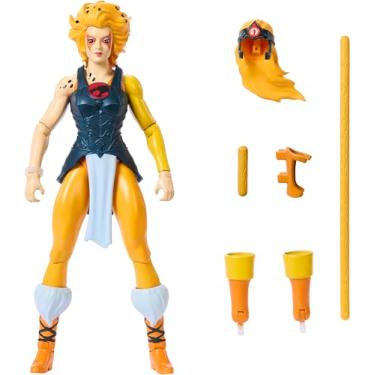 Imagem de Masters of the Universe Origins & Thundercats Action Figure, Cheetara Toy, 1980s Crossover, 5.5-inch Posable with Removable Armor, Staff & Mini Comic