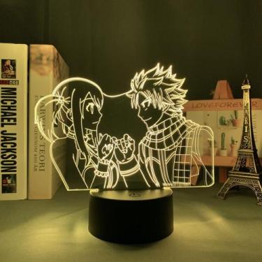 Imagem de Luz noturna LED 3D Fairy Tail Etherious Natsu Dragneel - Yiweisai