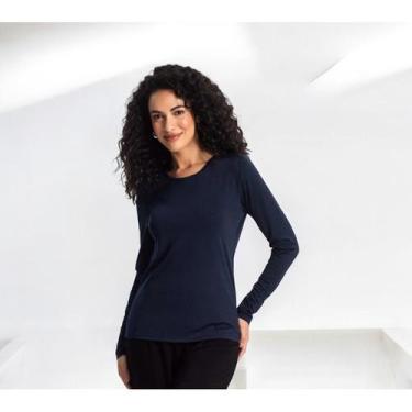 Imagem de Blusa Manga Longa Térmica Rovitex, Azul, GG