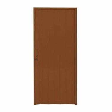 Imagem de Porta Sanfonada PVC Polifort 210cmx90cm Mogno