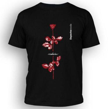Imagem de Camiseta masculina Dasantigas malha 100% algodão  estampa Depeche Mode