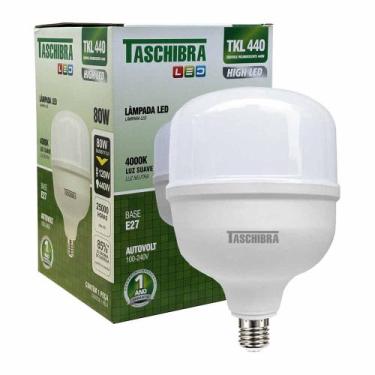 Imagem de Lampada Led Bulbo 80w Branco Neutro 4000k Alta Potencia - Taschibra