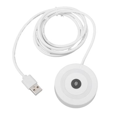 Imagem de LAISANIM Leitor de impressão digital USB para Hello, capacidade de 10 impressões digitais de login 0,5s, scanner biométrico com cabo de 1,5 m para PC, laptop, presente técnico de Natal ideal para