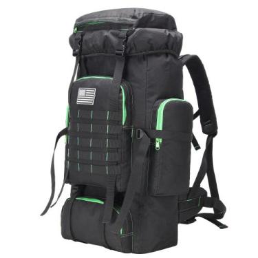Imagem de Mochila de senderismo W WINTMING 70L/100L Camping mochila táctica MOLL