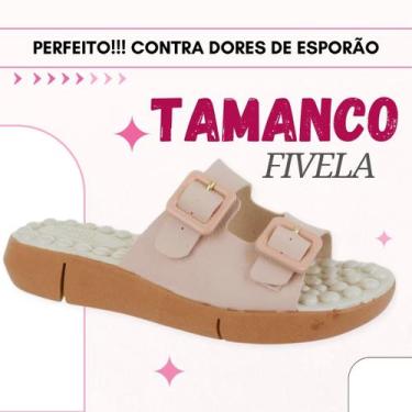 Imagem de Sandalia Ortopedica Feminina Esporao Conforto Macia Sapato Menina Chin