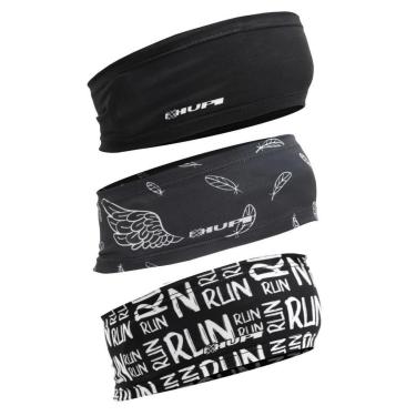 Imagem de Kit com 3 Testeira Headband Faixa de Cabeça Hupi Run-Feminino
