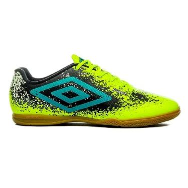 Imagem de Chuteira Futsal Umbro Cosmic Lima/azul/preto U01fb050-631-41