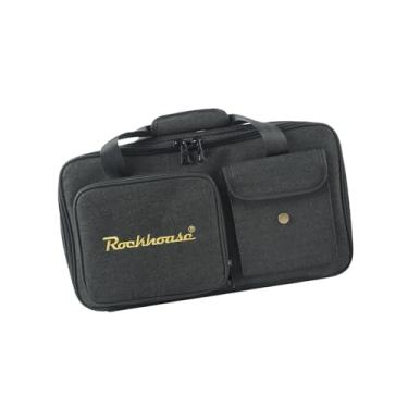 Imagem de JWQFBC Bolsa para Pedal de Efeitos de Guitarra, Bolsa de Transporte para Pedal de Efeitos de Guitarra, Organizador para Transporte Diário, Preto, L