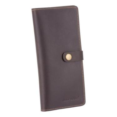 Imagem de Carteira Feminina Slim Com Porta Moedas Couro Legítimo - Ello Griff, M