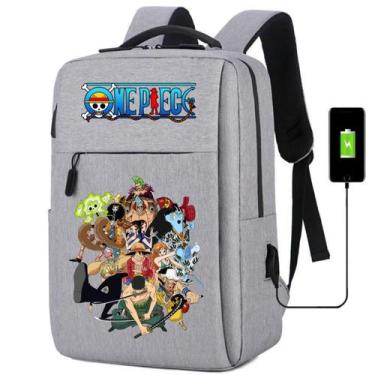 Imagem de Mochila Escolar Usb Infantil Estampa Robôs Gigantes Para Notebooks, Tr