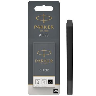 Imagem de Parker Refil de caneta-tinteiro 1950382 Quink, pacote com 10