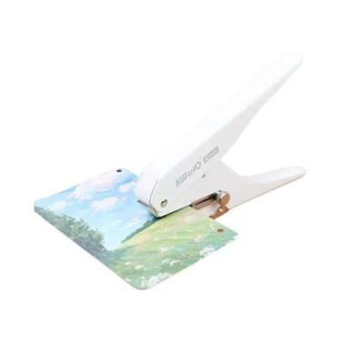 Imagem de Furador De Papel Redondo De 4mm Para 20 Folhas De Papel Copiador Furad