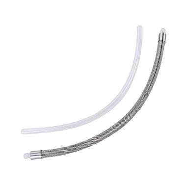 Imagem de TOPINCN Substituição do Tubo de Leite para Máquina de café WE8 E6 D6 Z8 Z6, Invólucro de Tubo de Leite de Aço Inoxidável Com Proteção Opaca para Frescor (Adaptador #12)