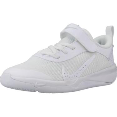 Imagem de Nike Tênis infantil unissex Omni Multi-Court (criança pequena), Branco/Branco/Platina pura, 15