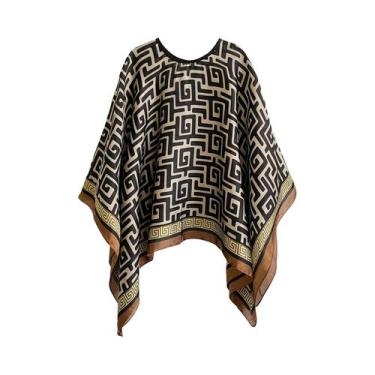Imagem de Poncho Feminino De Verão, Xale Pullover, Lenço De Proteção Solar, Vers