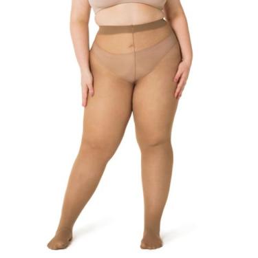 Imagem de Meia Calça Feminina FIO 15 PLUS SIZE ESPECIAL - Trifil, Natural, 2X