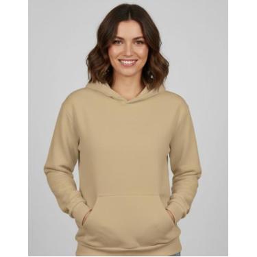 Imagem de Moletom Canguru Flanelado Com Capuz Unissex 100% Algodão - Luh Godinho