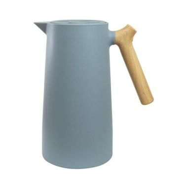 Imagem de Garrafa térmica premium com cabo abs 1 litro - FWB, Cinza