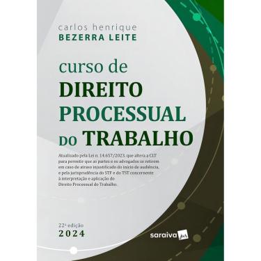 Imagem de Curso De Direito Processual Do Trabalho - 22ª Edição 2024