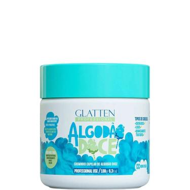 Imagem de Glatten Algodão Doce - Máscara Creme Capilar Hidratação Profunda 180g