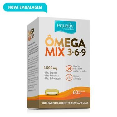 Imagem de Ômega Mix 3.6.9 1000mg Equaliv Com 60 Caps Gelatinosa