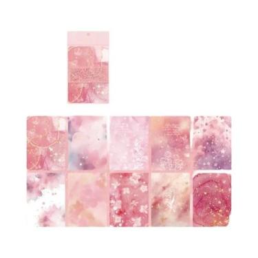 Imagem de Papel De Fundo Para Scrapbooking E Planner Estilo Vintage Com Efeito D