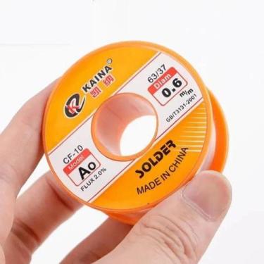 Imagem de Fio De Solda CF-10 De 0.6-2.0mm 50g Com Fluxo De Resina Para Soldagem 