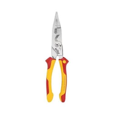 Imagem de Alicate Decapador De Fios Isolado Multifuncional 8 Em 1 Wiha VDE Test 