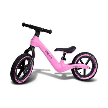 Imagem de Bicicleta De Equilíbrio Infantil Zingers Volts Aro 12 Rosa