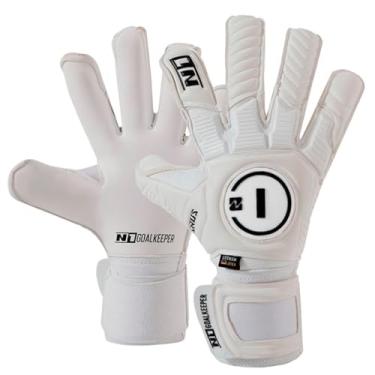 Imagem de Luva De Goleiro Profissional N1 Horus Cor:White, Tamanho:9