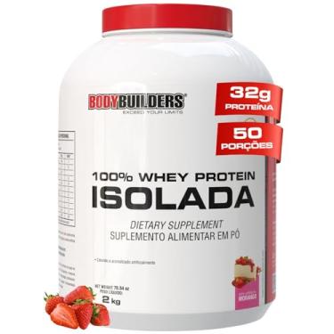 Imagem de Whey Protein 100% Isolada Morango 2kg - Bodybuilders